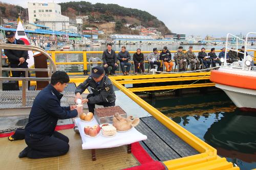 속초해양경찰서 거진파출소 신형연안구조정(S-122) 취역식 행사 5