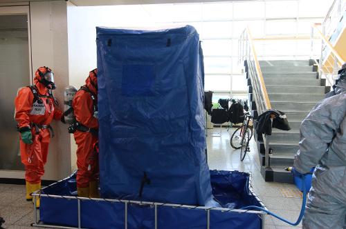 속초해경, 해상화학사고 대응 합동훈련 실시 4