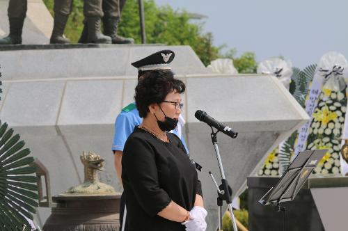 속초해경 제65회 현충일 추념식, 생활속 거리두기로 차분히 진행 1