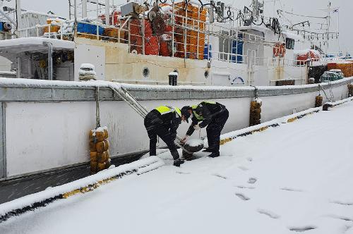 속초해경, 폭설 대응 안전관리 강화 및 제설 작업 실시 1