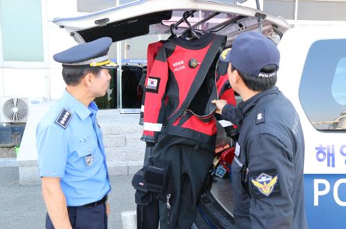 (0707) 제27대 박형민 속초해양경찰서장 취임과 동시에 현장 점검에 나서다. 사진6