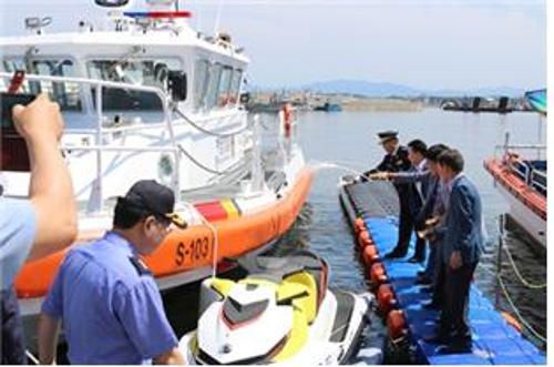 주문진파출소 신형 연안구조정 취역식 2