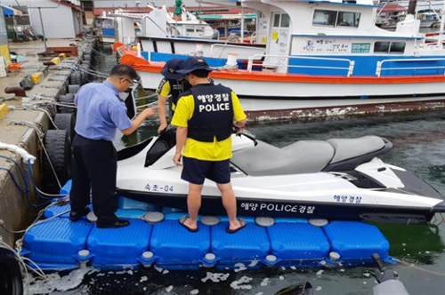 인명구조장비(수상오토바이) 자체 안전점검 및 정비교육 실시 1