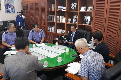 속초해경서장 지방자치단체와의 해수욕장 안전관리 정책간담회 실시 1