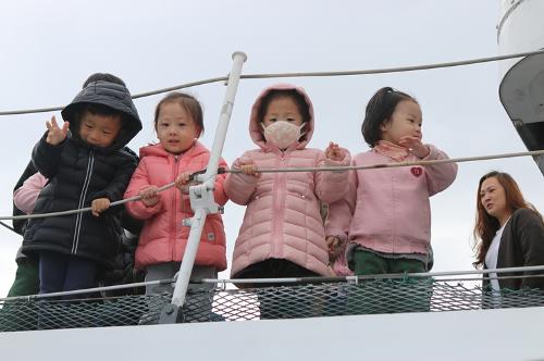 경비함정 어린이집 견학~ 2