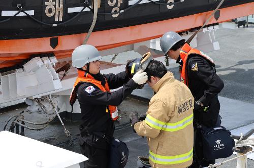 250521 태안해경, 상반기 해상 종합훈련(신진항) 사진8