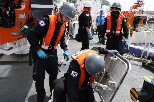 250521 태안해경, 상반기 해상 종합훈련(신진항) 사진1