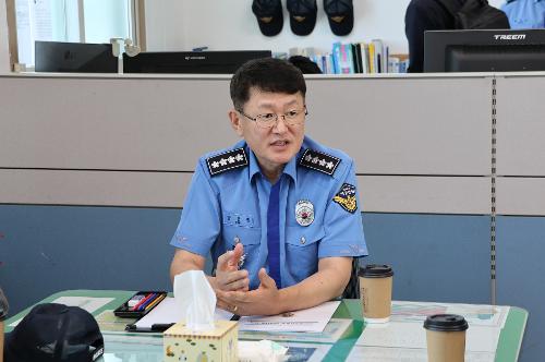 250904 김용진 해경청장, 태안 연안해역 치안 현장 점검 실시 사진1