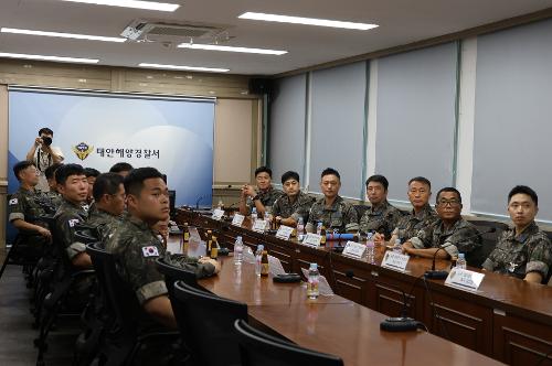250905 공군제20전투비행단, 태안해양경찰서 견학 사진3
