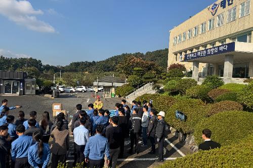 251023 태안해양경찰서 하반기 합동소방훈련 8