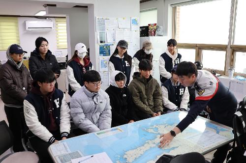 251203 한서대학교 해양경찰학과 대상 마검포파출소 견학 진행 4