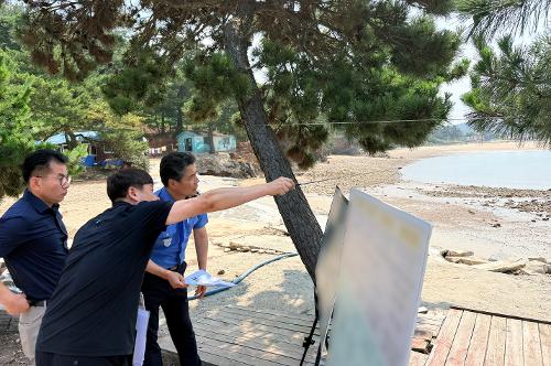 260805 하태영 태안해양경찰서장, 밀입국 취약지 점검 4