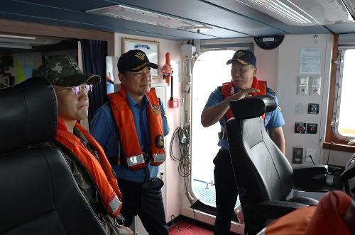 260828 태안해경-8해감대대, 지휘관 합동 해상순찰 실시 2