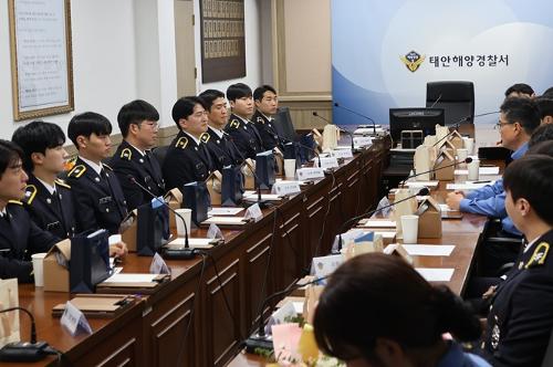 261019 태안해양경찰서 신임 경찰관 16명 환영회 5