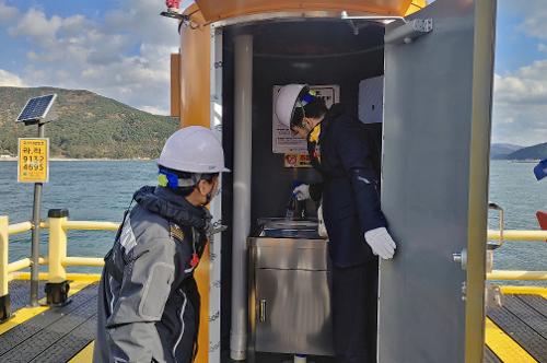 (251110)통영해경, 수출용 패류생산 지정해역 해양오염 점검 실시 2