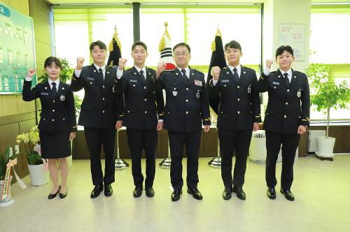 새내기 경찰관 신고식(7. 17) 사진1