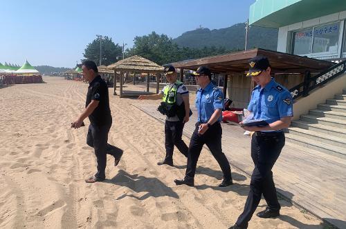 (7월 31일) 울진해경서장, 연안해역 및 해수욕장 현장 점검 사진1