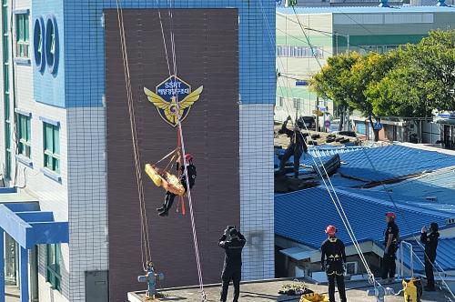 221014 울산해경, 다목적 구조훈련장 준공 합동훈련 실시 사진1