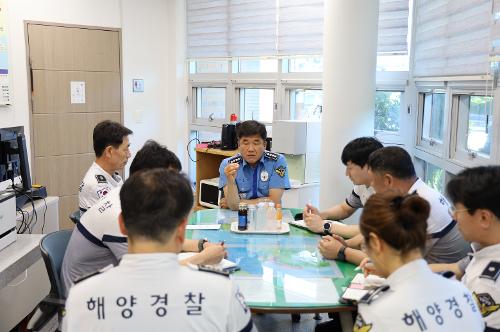 250729 지휘관 관내 파출소 및 수상레저사업장 방문 2