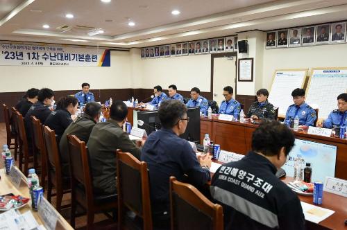 완도해경, 실전과 같은 수난대비기본훈련 사진1